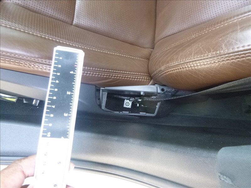 Broken seatbelt