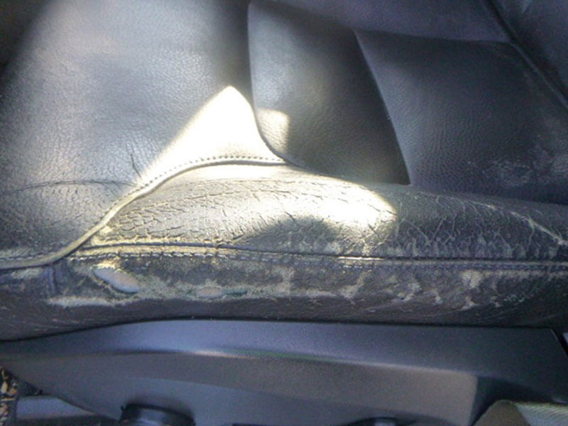 Torn upholstery