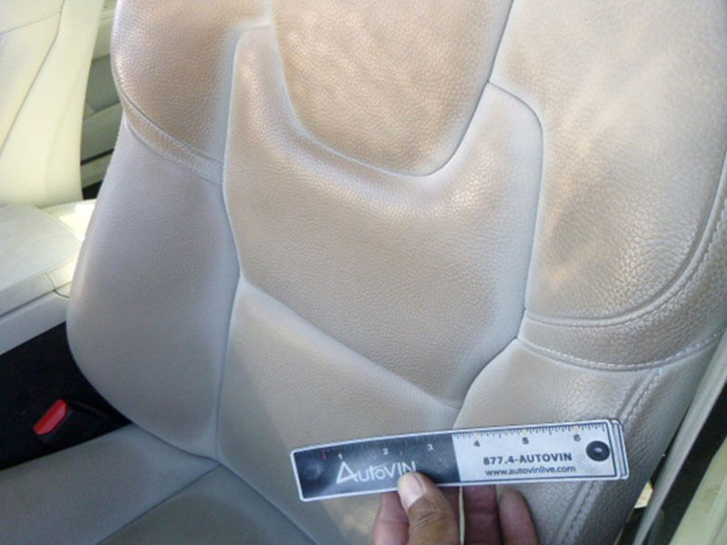 Stained upholstery