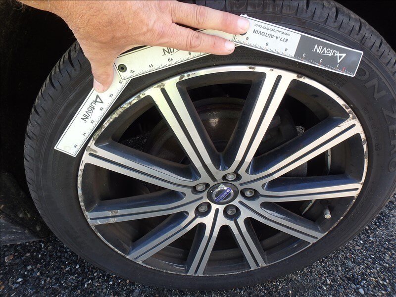 Damaged wheel