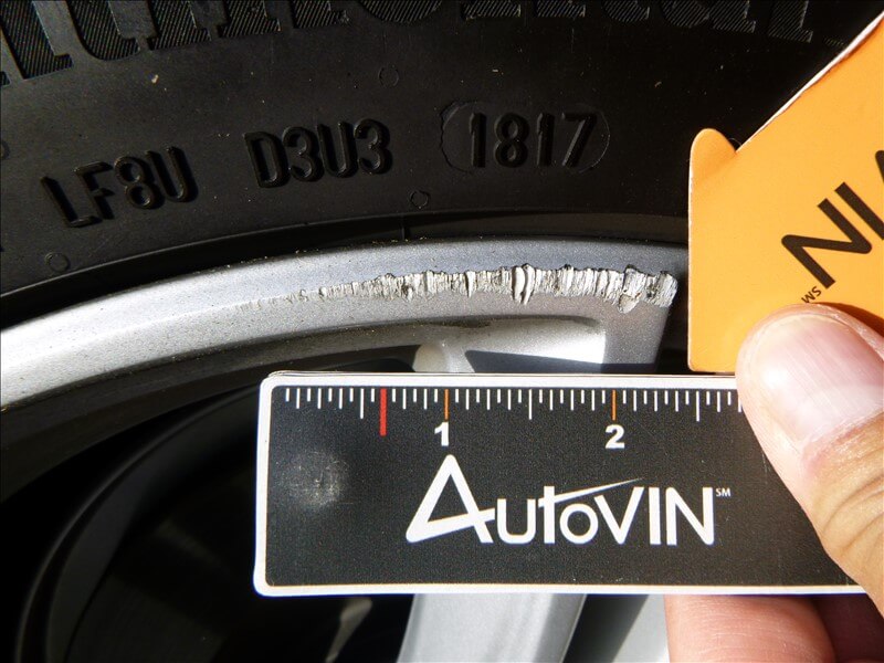 Damaged wheel