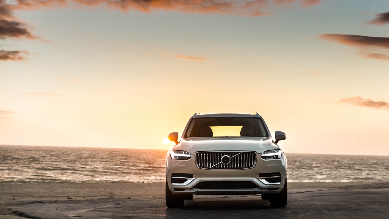 XC60 XC90 sunset beach