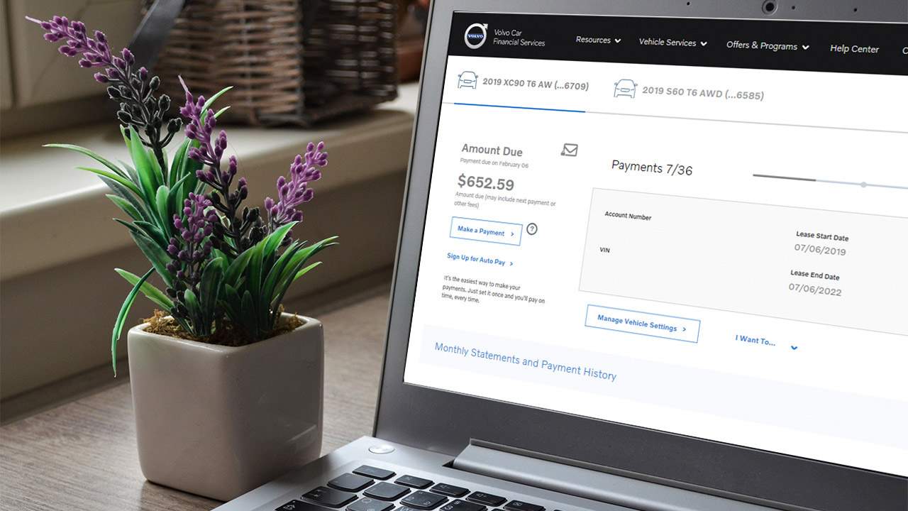 Laptop view of dashboard page near a purple plant
